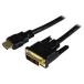 StarTech( Star Tec ) HDDVIMM150CM HDMI-DVI-D изменение кабель мужской / мужской 1.5m