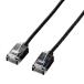  Elecom (ELECOM) LD-GPASS/BK1 черный Cat6A LAN кабель 1m