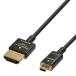  Elecom (ELECOM) DH-HDP14SSU10BK черный micro HDMI кабель premium super тонкий 1.0m
