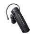  Elecom (ELECOM) LBT-HS21PCBK2 черный headset Bluetooth5.2 одна сторона уголок беспроводной максимальный 8 час продолжение телефонный разговор "свободные руки" Qualcomm CVC высококачественный звук 