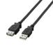 쥳(ELECOM) U2C-E20BK ֥å USB2.0Ĺ֥A-A 2m
