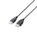 ���쥳��(ELECOM) U2C-JE10BK �֥�å� USB2.0��Ĺ�����֥� AM-AF 1m