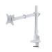  Sanwa Supply CR-LAC116W монитор arm одиночный long arm тонкий Short зажим белый 