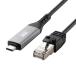  Sanwa Supply KB-SL6CLAN01BK USB Type-C LAN изменение кабель Gigabit соответствует 1m