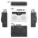 �I�[���d�@(OHM) CAS-500N AudioComm �f�W�^���^�����W�I�J�Z�b�g�v���[���[ AM�^FM���W�I���� 03-5568 microSD�֘^���\ �֘A�摜2