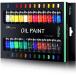 Ohuhu oil color set 24 color oil painting oil colors paints picture painting materials set beginner adult man girl 12ml paint tube 