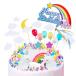 Kingsie кекс topa- Unicorn роскошный кекс украшение Rainbow радуга способ судно симпатичный кекс . входить карта день рождения / party кекс орнамент 