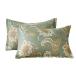  подушка покрытие 43x63cm 2 листов комплект elegant .. имеется pillow кейс . клещи антибактериальный дезодорация конверт тип кешью цветочный принт модный 