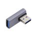 chenyang USB 3.0 Type A мужской - женский удлинение источник питания данные видео адаптор трос ro файл левый угол 10Gbps данные 