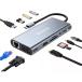 2025ⵡǽǡUSB Cϥ 11-in-1 Cϥ ɥåѴץ[ 4K HDMI/1Gbps ͥå/PD 100W/