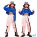  Kids танцевальный костюм hip-hop Kids Корея мода рубашка юбка выставить Jazz Dance ... Dance одежда постановка одежда stage костюм презентация 