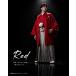 [ мужской hakama комплект в аренду ] цвет . есть /50-522BN/175-832RF/6 номер / день совершеннолетия / церемония окончания / свадьба / кимоно / перо тканый / hakama / круг . другой ястреб. перо / красный / белый серебряный чай ./ затемнение /175cm
