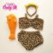  baby costume /MH-048KT/.. Chan /meruhen../ cartoon-character costume / leopard print /100 day ~1 -years old for / baby /