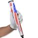 SAPLIZEse- prize M.A.G.A. America. national flag boomerang pattern putter grip Vshe-p mid size 