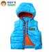  бесплатная доставка мужчина . baby с хлопком лучший внешний теплый теплоизоляция обратная сторона tricot полный Zip детская одежда мужчина 90cm 3bb-898a-bl почтовая доставка соответствует 
