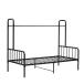[ черный ] труба bed single low модель выдерживаемая нагрузка 120kg выдерживающий . верх и низ место хранения Северная Европа способ взрослый * ребенок двоякое применение .* один человек жизнь оптимальный 
