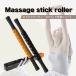  massage roller pair legs stick .. Release roller .. roller is .. yoga exercise stretch massage stick 