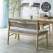  обеденный bench ширина 115cm одиночный товар длина стул длина стул bench обеденный стол для из дерева PVC ткань простой Северная Европа модный натуральный Brown 