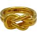  Hermes HERMESatame шарф кольцо Gold metal аксессуары б/у 