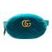  Gucci GUCCI GGma-monto ремень сумка 476434 зеленый велюр сумка-пояс женский б/у 