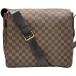  Louis * Vuitton LOUIS VUITTON автобус чай yuN45258 Brown Damier сумка "почтальонка" мужской б/у 