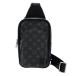  Louis * Vuitton LOUIS VUITTON avenue * sling сумка PM M47137 монограмма * Eclipse сумка "почтальонка" мужской б/у 
