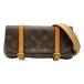  Louis * Vuitton LOUIS VUITTON небольшая сумочка *mareruM51159 Brown монограмма / кожа сумка-пояс женский б/у 