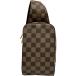  Louis * Vuitton LOUIS VUITTON Geronimo sN51994 Brown Damier сумка-пояс женский б/у 