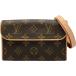  Louis * Vuitton LOUIS VUITTON небольшая сумочка *f Rolland чай nM51855 монограмма поясная сумка сумка "body" женский б/у 