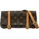  Louis * Vuitton LOUIS VUITTON небольшая сумочка *mareruM51159 монограмма сумка-пояс женский б/у 