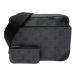  Louis * Vuitton LOUIS VUITTON Trio *mesenja-M69443 черный / серый монограмма Eclipse Rebirth / кожа мужской б/у 