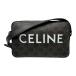  Celine CELINE medium сумка "почтальонка" 194502 черный Trio mf парусина / кожа сумка "почтальонка" женский б/у 