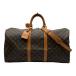  Louis * Vuitton LOUIS VUITTON ключ poru* частота lie-ru55 M41414 Brown монограмма / кожа сумка "Boston bag" мужской б/у 