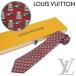 [ очень красивый товар ] Louis Vuitton галстук багажник Classic машина рисунок постоянный Thai шелк 100% дымчатый красный бизнес джентльмен мужской с ящиком 