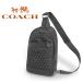 [ очень красивый товар почти не использовался ] Coach COACH сумка "body" сумка на плечо сумка Mini . форма рисунок нейлон кожа натуральная кожа черный чёрный мужской женский 