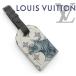 [ очень красивый товар почти не использовался ] Louis Vuitton poruto адрес коричневый p man именная бирка брелок для ключа путешествие носорог монограмма черный белый 