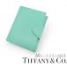 [ не использовался очень красивый товар ] Tiffany Tiffany&co. обложка для записной книжки обложка для книги A6 размер Note имеется кожа натуральная кожа b люмен z женский Mini 