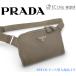  не использовался очень красивый товар Prada PRADA сумка "body" сумка на плечо сумка треугольник plate кожа натуральная кожа Brown бежевый мужской женский IC chip 