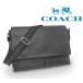  прекрасный товар почти не использовался Coach COACH наклонный .. сумка на плечо сумка "почтальонка" сумка кожа натуральная кожа черный чёрный мужской женский большая вместимость 