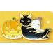 pota кольцо кошка булавка z Halloween чёрный кошка значок булавка брошь товары кошка смешанные товары подарок симпатичный чёрный кошка тыква привидение 
