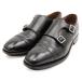  Crockett and Jones SHIPS специальный заказ CADOGAN двойной monk ремешок кожа обувь кожа обувь мужской 8.5 чёрный Британия производства CROCKETT&amp;JONES
