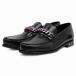 LOUIS VUITTON Louis * Vuitton Loafer 2020 год производства ili спуск градация цепь монограмма кожа обувь мужской 7 черный чёрный сделано в Италии 