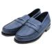 [ прекрасный товар ]LOUIS VUITTON Louis * Vuitton монета Loafer 2018 год производства sorubonn линия epi кожа Logo печать кожа обувь мужской 9 синий Италия производства 