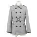 SALE[ прекрасный товар ]BURBERRY BLACK LABEL Burberry Black Label тренчкот M мужской стрейч короткий длина внешний приложен иметь серый 