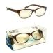  white inside .. after protection glasses meo guard natural M size Brown S8868-02