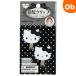  передний . зажим Mini [ кошка pohs ] Sanrio Kitty черный 2 шт. комплект волосы зажим аксессуары для волос шпилька . останавливать украшение для волос герой Hello Kitty 