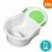  newborn baby for baby bath white × green . peace .. sink . possible to use bath [ wrapping un- possible commodity ][ free shipping Okinawa * one part region excepting ]