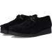  Clarks Wallabee EVO обувь женский deck shoes Black Suede( черный замша )