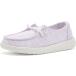 Hey Dude Kids Wendy Y стрейч Jersey Lilac Kids * Junior Loafers Lilac