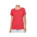 ҥ塼 HUE  Solid Short Sleeve Scoop Neck PJ Tee ǥ Sleepwear Cardinal